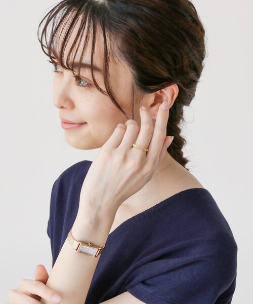 COCOSHNIK（ココシュニック）の「K18ミル×縦溝 リング（リング・レディース・ホワイト系その他7・10号/12号/14号）」の6枚目の写真