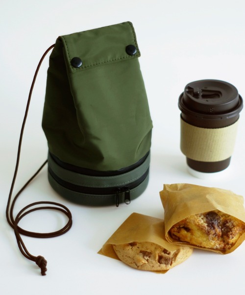 KOT_SU（コットス）の「KOT_SU/コットス WAFU pouch（ショルダーバッグ・メンズ・グレー/ブラック/イエロー/カーキ・FREE）」の4枚目の写真