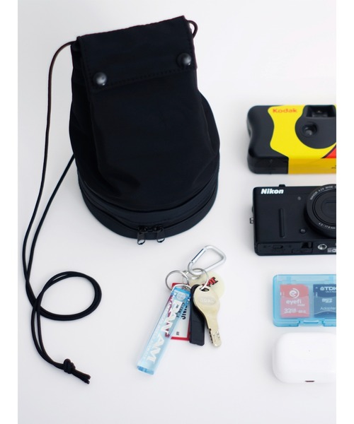 KOT_SU（コットス）の「KOT_SU/コットス WAFU pouch（ショルダーバッグ・メンズ・グレー/ブラック/イエロー/カーキ・FREE）」の8枚目の写真