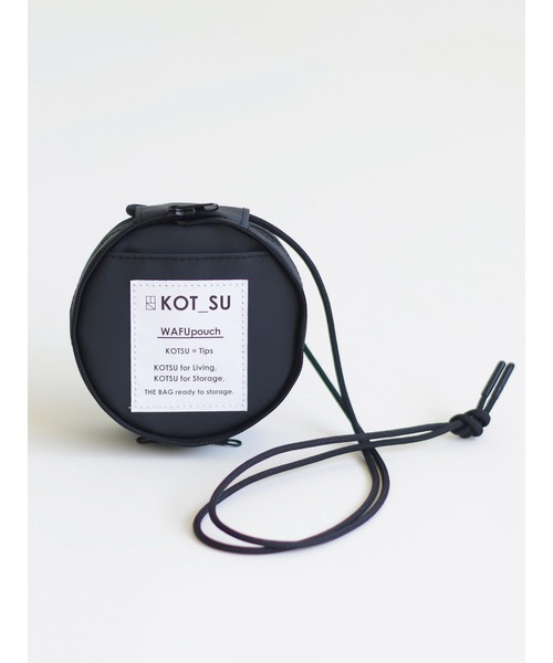 KOT_SU（コットス）の「KOT_SU/コットス WAFU pouch（ショルダーバッグ・メンズ・グレー/ブラック/イエロー/カーキ・FREE）」の12枚目の写真