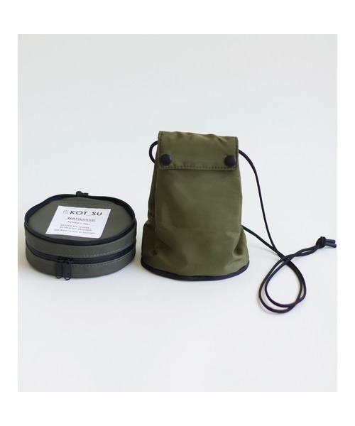 KOT_SU（コットス）の「KOT_SU/コットス WAFU pouch（ショルダーバッグ・メンズ・グレー/ブラック/イエロー/カーキ・FREE）」の18枚目の写真