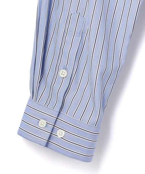 Toironier（トワロニエ）の「Toironier/トワロニエ/THOMAS MASON /トーマスメイソンルーズシャツ(レギュラーフィット)（シャツ/ブラウス・メンズ・ブルー・0）」の6枚目の写真