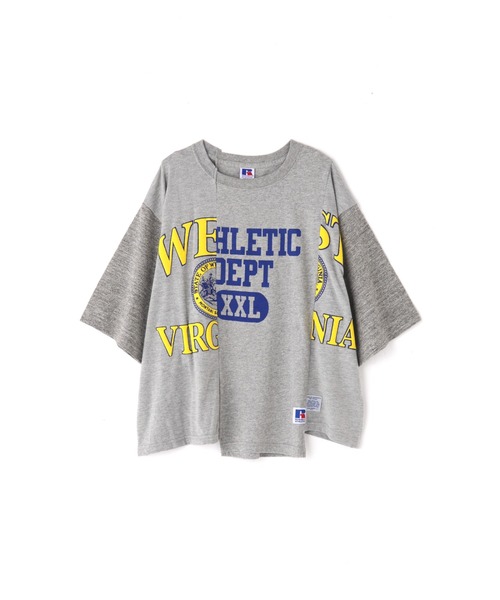 Russell Athletic（ラッセルアスレティック）の「(Russell Athletic)Tシャツ（Tシャツ/カットソー・レディース・グレー/ネイビー・MEDIUM）」の21枚目の写真