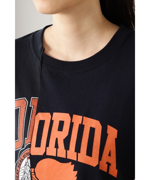 Russell Athletic（ラッセルアスレティック）の「(Russell Athletic)Tシャツ（Tシャツ/カットソー・レディース・グレー/ネイビー・MEDIUM）」の13枚目の写真