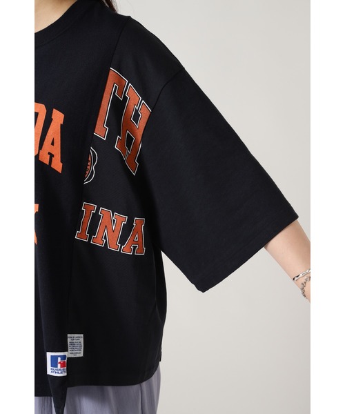 Russell Athletic（ラッセルアスレティック）の「(Russell Athletic)Tシャツ（Tシャツ/カットソー・レディース・グレー/ネイビー・MEDIUM）」の15枚目の写真