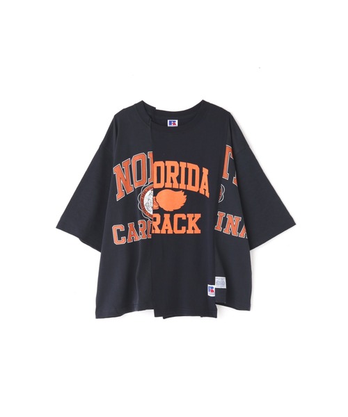 Russell Athletic（ラッセルアスレティック）の「(Russell Athletic)Tシャツ（Tシャツ/カットソー・レディース・グレー/ネイビー・MEDIUM）」の19枚目の写真