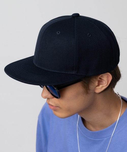 United Athle（ユナイテッドアスレ）の「【United Athle】フラットバイザー スナップバック キャップ 9664（キャップ・メンズ・チャコールグレー×ブラック/ブラック/ネイビー・FREE）」の7枚目の写真