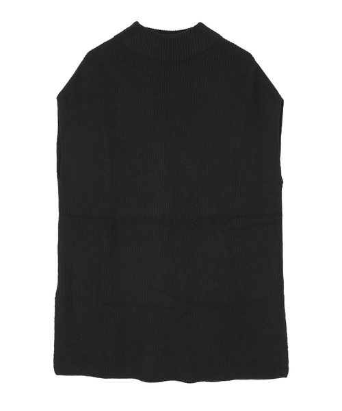 UR'S（ユアーズ）の「フレンチスリーブボトルネックニットベスト（ベスト・レディース・ラベンダー/ベージュ/ブラック/ホワイト・S/M/L）」の14枚目の写真