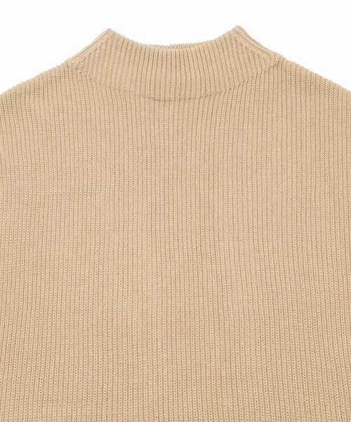 UR'S（ユアーズ）の「フレンチスリーブボトルネックニットベスト（ベスト・レディース・ラベンダー/ベージュ/ブラック/ホワイト・S/M/L）」の16枚目の写真