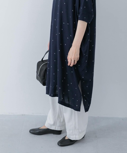 かぐれ（カグレ）の「レーヨンドットチュニック（チュニック・レディース・ブラック/ネイビー・FREE）」の21枚目の写真