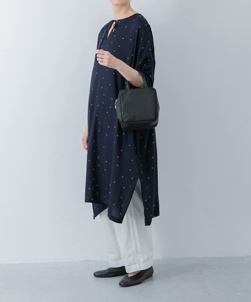 かぐれ（カグレ）の「レーヨンドットチュニック（チュニック・レディース・ブラック/ネイビー・FREE）」の13枚目の写真