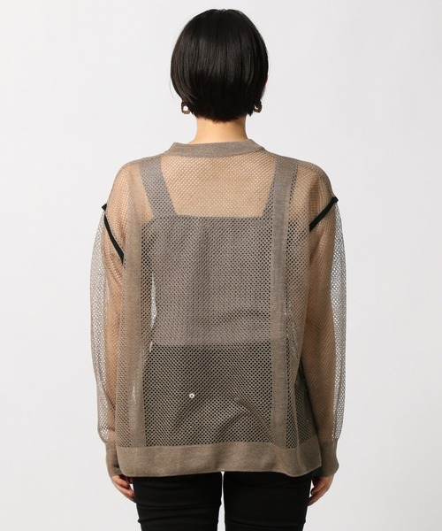 PAGEBOY(ページボーイ)の「ハイショクメッシュプルオーバー(Tシャツ/カットソー・レディース・ブラック/オフホワイト/ブラウン系その他・FREE)」の13枚目の写真