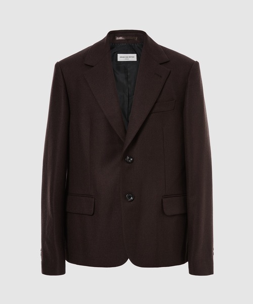 M*引様 dries van noten メルトンバルカラージャケット M*引様 dries van noten メルトンバルカラージャケット dries van