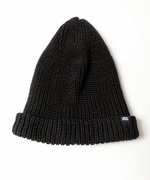 UNION STATION(ユニオンステーション)の「ソフトニットワッチキャップ(ニットキャップ/ビーニー・メンズ・ブラック/グレー/ライトグレー・FREE)」の9枚目の写真