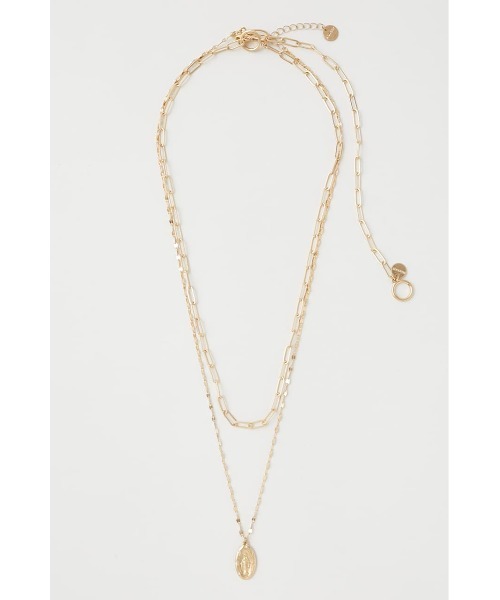 MOUSSY（マウジー）の「CHAIN MOTIF ネックレス（ネックレス・レディース・ゴールド/シルバー・FREE）」の9枚目の写真