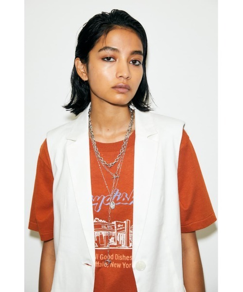 MOUSSY（マウジー）の「CHAIN MOTIF ネックレス（ネックレス・レディース・ゴールド/シルバー・FREE）」の10枚目の写真