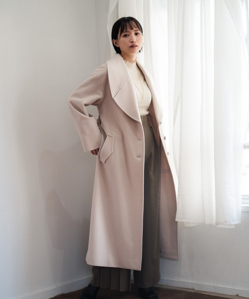 LADYMADE（レディメイド）の「BIGラウンドカラーウールガウンコート