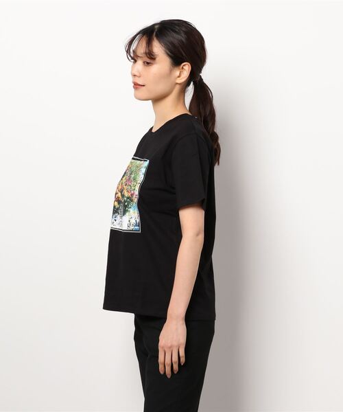 Lull（ルル）の「【Lull / ルル】フラワーフォトTee（Tシャツ/カットソー・レディース・ホワイト/ブラック・S/M）」の3枚目の写真