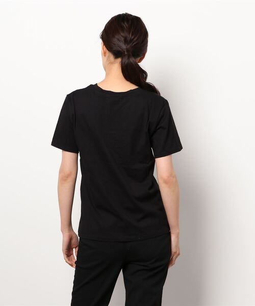 Lull（ルル）の「【Lull / ルル】フラワーフォトTee（Tシャツ/カットソー・レディース・ホワイト/ブラック・S/M）」の4枚目の写真