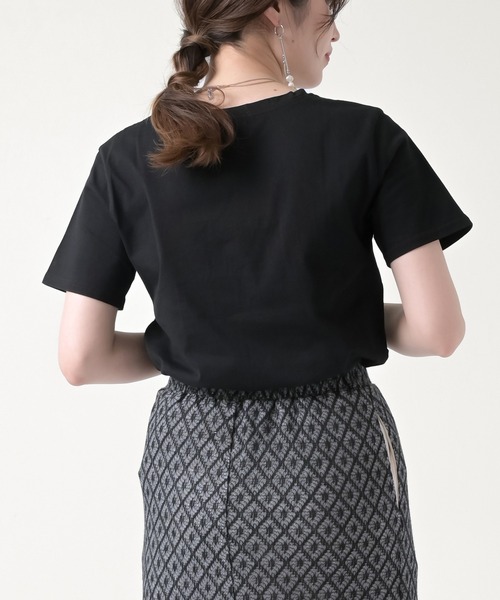 Lull（ルル）の「【Lull / ルル】フラワーフォトTee（Tシャツ/カットソー・レディース・ホワイト/ブラック・S/M）」の20枚目の写真