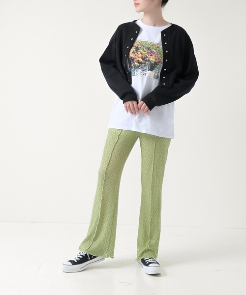 Lull（ルル）の「【Lull / ルル】フラワーフォトTee（Tシャツ/カットソー・レディース・ホワイト/ブラック・S/M）」の22枚目の写真