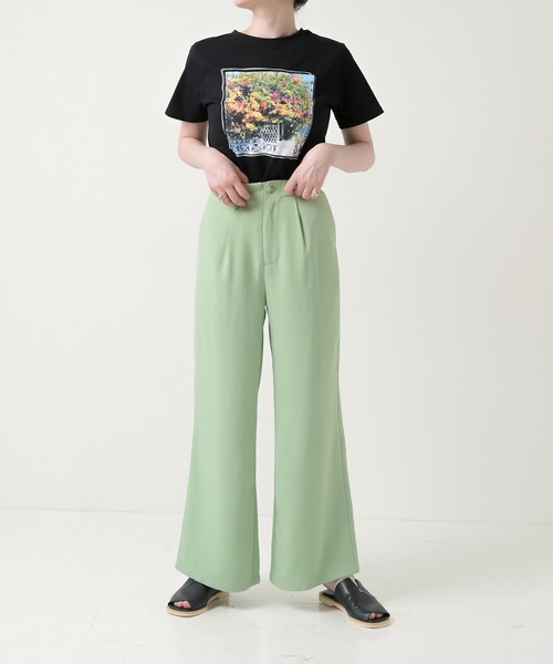 Lull（ルル）の「【Lull / ルル】フラワーフォトTee（Tシャツ/カットソー・レディース・ホワイト/ブラック・S/M）」の17枚目の写真