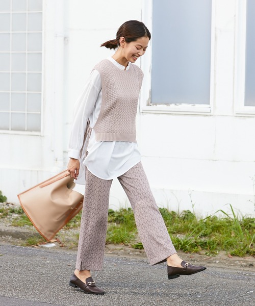 Rewde（ルゥデ）の「【2WAY】ハンドル付け替えトートバッグ（1R18-BA3174）（トートバッグ・レディース・キャメル/ブラウン・FREE）」の3枚目の写真