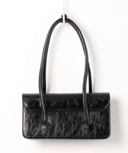 Bab（バブ）の「【WEB限定】フラップスクエアバッグ（ボストンバッグ・レディース・ブラック/オフホワイト/グリーン・ONESIZE）」の10枚目の写真