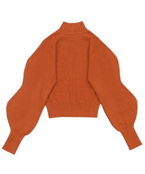 select MOCA（セレクトモカ）の「デザインスリーブニットプルオーバー（ニット/セーター・レディース・ブラック/オレンジ/グリーン/ブルー・FREE）」の8枚目の写真