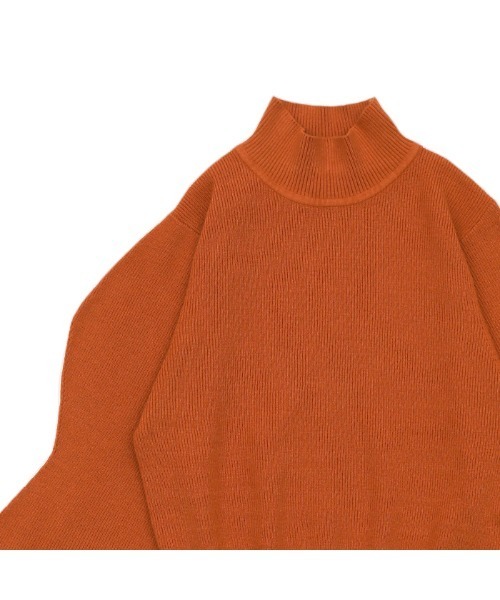 select MOCA（セレクトモカ）の「デザインスリーブニットプルオーバー（ニット/セーター・レディース・ブラック/オレンジ/グリーン/ブルー・FREE）」の9枚目の写真