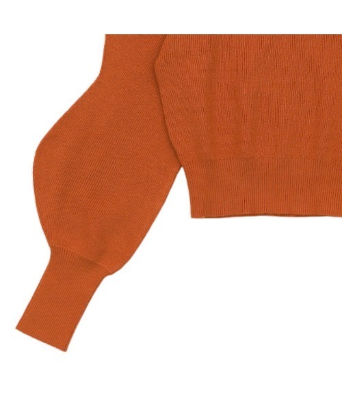 select MOCA（セレクトモカ）の「デザインスリーブニットプルオーバー（ニット/セーター・レディース・ブラック/オレンジ/グリーン/ブルー・FREE）」の10枚目の写真