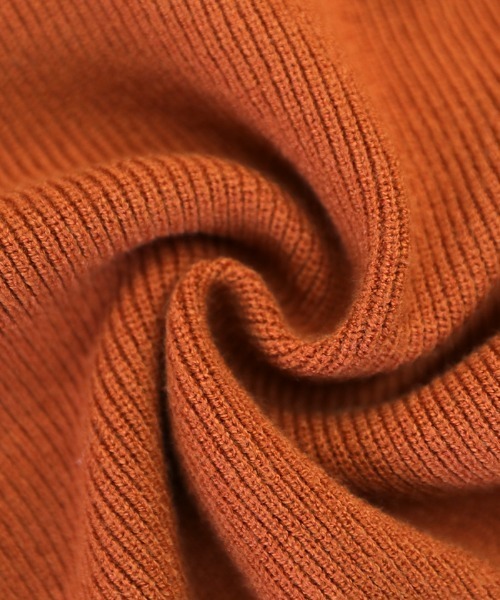 select MOCA（セレクトモカ）の「デザインスリーブニットプルオーバー（ニット/セーター・レディース・ブラック/オレンジ/グリーン/ブルー・FREE）」の12枚目の写真