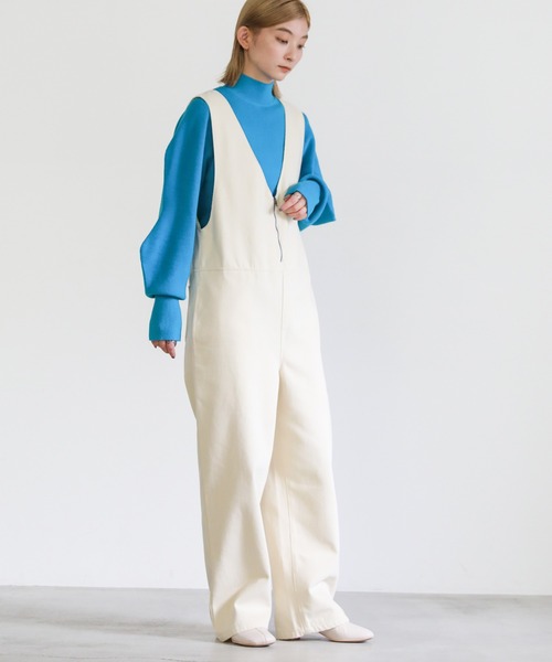 select MOCA（セレクトモカ）の「デザインスリーブニットプルオーバー（ニット/セーター・レディース・ブラック/オレンジ/グリーン/ブルー・FREE）」の22枚目の写真