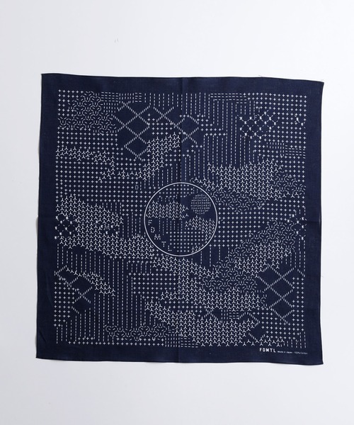 FDMTL(ファンダメンタル)の「FDMTL/ファンダメンタル/Bandana SASHIKO(バンダナ/スカーフ・メンズ・ブラック/ネイビー/イエロー/レッド・FREE)」の15枚目の写真