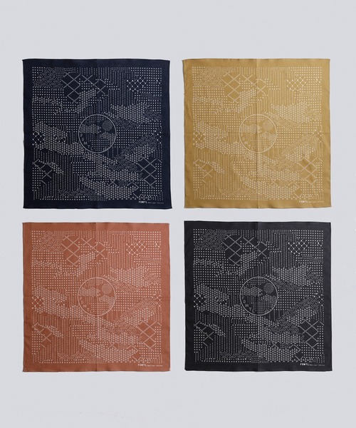 FDMTL(ファンダメンタル)の「FDMTL/ファンダメンタル/Bandana SASHIKO(バンダナ/スカーフ・メンズ・ブラック/ネイビー/イエロー/レッド・FREE)」の14枚目の写真