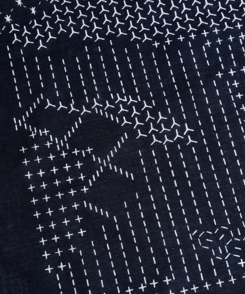 FDMTL(ファンダメンタル)の「FDMTL/ファンダメンタル/Bandana SASHIKO(バンダナ/スカーフ・メンズ・ブラック/ネイビー/イエロー/レッド・FREE)」の6枚目の写真