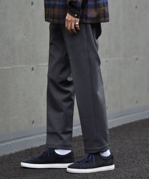 SHIPS(シップス)の「SHIPS: ダウンファブリック ストレッチ イージーパンツ(スラックス・メンズ・ブラック/グレー/キャメル・SMALL/MEDIUM/LARGE/X-LARGE)」の15枚目の写真