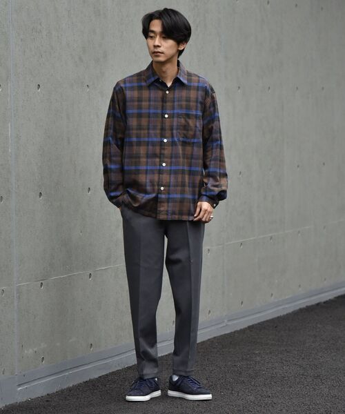 SHIPS(シップス)の「SHIPS: ダウンファブリック ストレッチ イージーパンツ(スラックス・メンズ・ブラック/グレー/キャメル・SMALL/MEDIUM/LARGE/X-LARGE)」の17枚目の写真