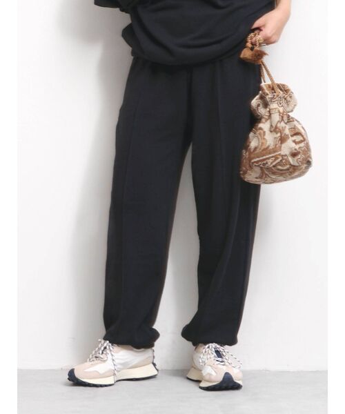 Ungrid（アングリッド）の「【WEB限定】スウェットルーズパンツ(カラーパンツ)（スウェットパンツ・レディース・ライトグレー/ブラック/ブルー/グリーン/アイボリー/ボルドー・FREE）」の3枚目の写真