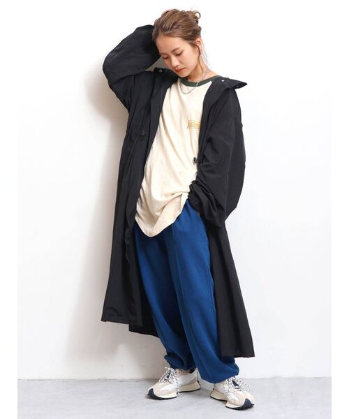 Ungrid（アングリッド）の「【WEB限定】スウェットルーズパンツ(カラーパンツ)（スウェットパンツ・レディース・ライトグレー/ブラック/ブルー/グリーン/アイボリー/ボルドー・FREE）」の9枚目の写真