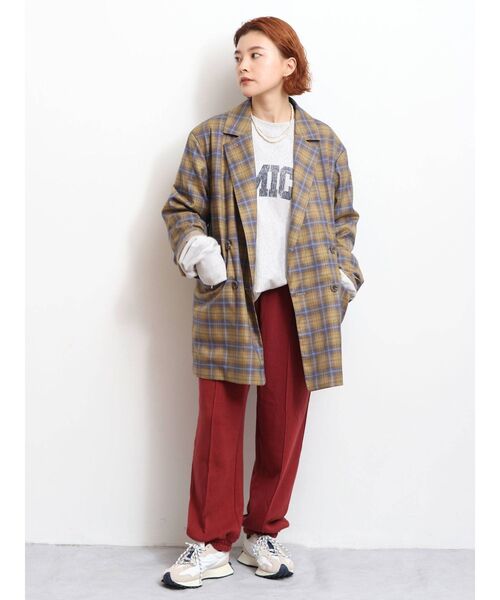 Ungrid（アングリッド）の「【WEB限定】スウェットルーズパンツ(カラーパンツ)（スウェットパンツ・レディース・ライトグレー/ブラック/ブルー/グリーン/アイボリー/ボルドー・FREE）」の16枚目の写真