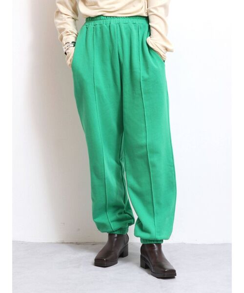 Ungrid（アングリッド）の「【WEB限定】スウェットルーズパンツ(カラーパンツ)（スウェットパンツ・レディース・ライトグレー/ブラック/ブルー/グリーン/アイボリー/ボルドー・FREE）」の12枚目の写真