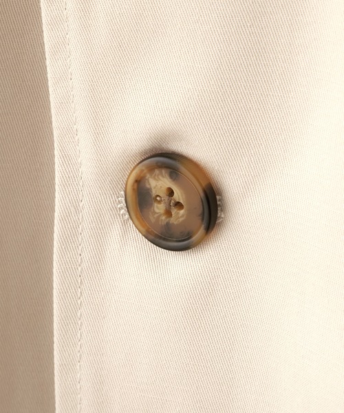 EMMA CLOTHES（エマクローズ）の「オーバー サイドスリットヨーク ノースリーブバルカラーコート（その他アウター・メンズ・アイボリー/ネイビー・FREE）」の19枚目の写真