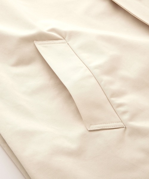 EMMA CLOTHES（エマクローズ）の「オーバー サイドスリットヨーク ノースリーブバルカラーコート（その他アウター・メンズ・アイボリー/ネイビー・FREE）」の15枚目の写真