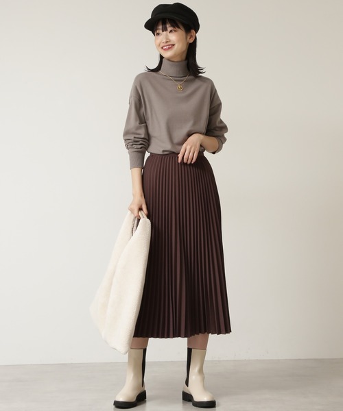 NATURAL BEAUTY BASIC（ナチュラルビューティーベーシック）の「ウインターマリンキャスケット/0171295970（キャスケット・レディース・ブラック/ベージュ・FREE）」の4枚目の写真