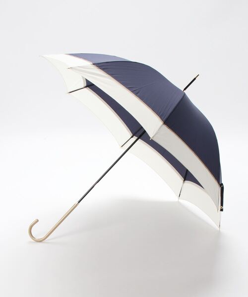 ammy.（エイミードット）の「【 ammy. / エイミードット 】バイカラー 長傘（長傘・レディース・ネイビー/ブラック/ホワイト/ピンク・FREE）」の10枚目の写真