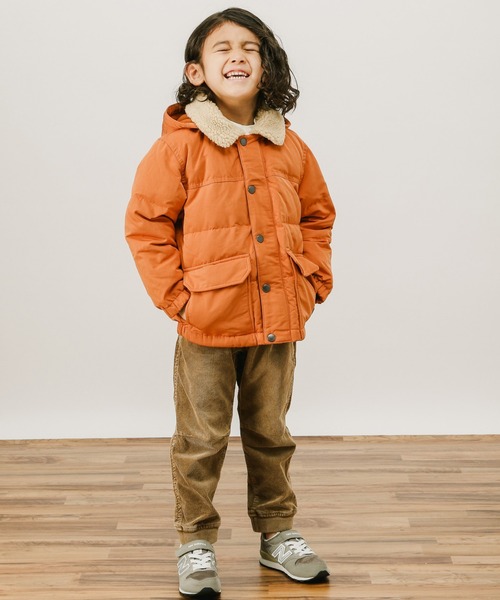BAYFLOW（ベイフロー）の「[KIDS]ダウンジャケット（ダウンジャケット/コート・キッズ・ブラック/ベージュ/オレンジ・110cm/120cm/130cm/140cm）」の12枚目の写真