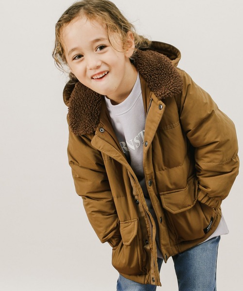 BAYFLOW（ベイフロー）の「[KIDS]ダウンジャケット（ダウンジャケット/コート・キッズ・ブラック/ベージュ/オレンジ・110cm/120cm/130cm/140cm）」の17枚目の写真