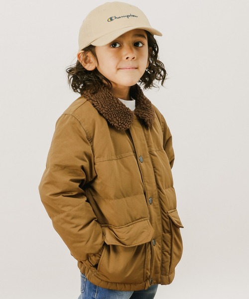 BAYFLOW（ベイフロー）の「[KIDS]ダウンジャケット（ダウンジャケット/コート・キッズ・ブラック/ベージュ/オレンジ・110cm/120cm/130cm/140cm）」の9枚目の写真