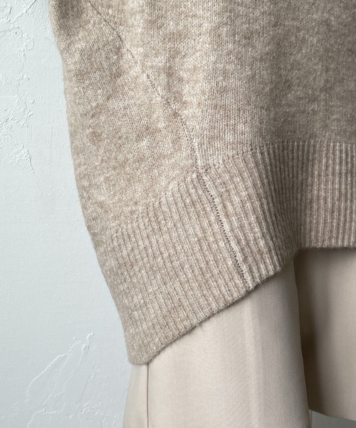 CAPRICIEUX LE'MAGE（カプリシューレマージュ）の「〈WEB・一部店舗限定もちふわニット（ニット/セーター・レディース・アイボリー/ブラック/ベージュ・FREE）」の12枚目の写真